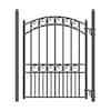 Aleko DG16PARSSLPED Paris Style Slide Steel Driveway 16' Pedestrian Gate DG16PARSSLPED